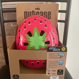 Little Nutty Kids Helmet - Pink and Green